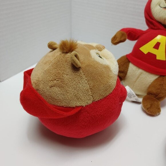 Ty Beanie Baby Ballz Alvin And The Chipmunks Toy The Squeakquel Movie Stuffed 5" - Picture 5 of 7